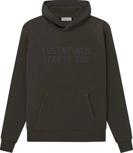 Fear of God Essentials Hoodie 'Off Black' - Dawntown