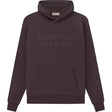 Fear of God Essentials Hoodie 'Plum' - Dawntown