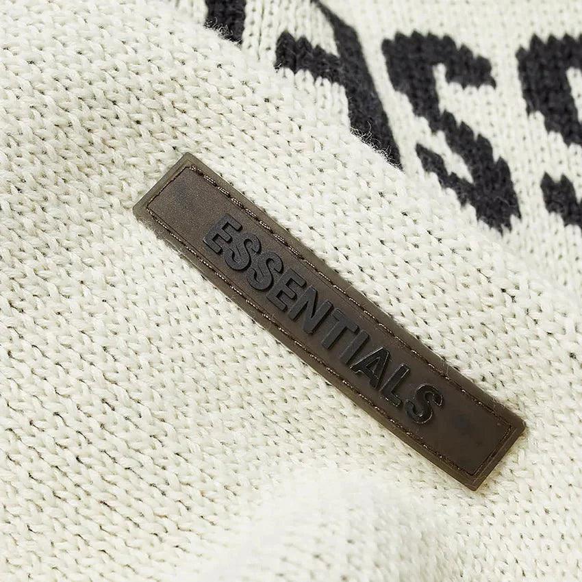 Fear of God Essentials Knit Hoodie "Buttercream" - Dawntown