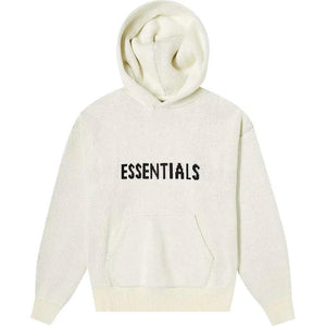 Fear of God Essentials Knit Hoodie "Buttercream" - Dawntown