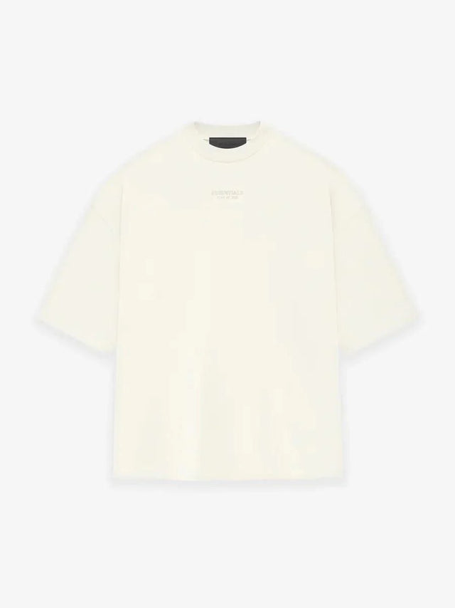 FEAR OF GOD ESSENTIALS SHORT-SLEEVE TEE FALL EDITION "Cloud Dancer" - Dawntown