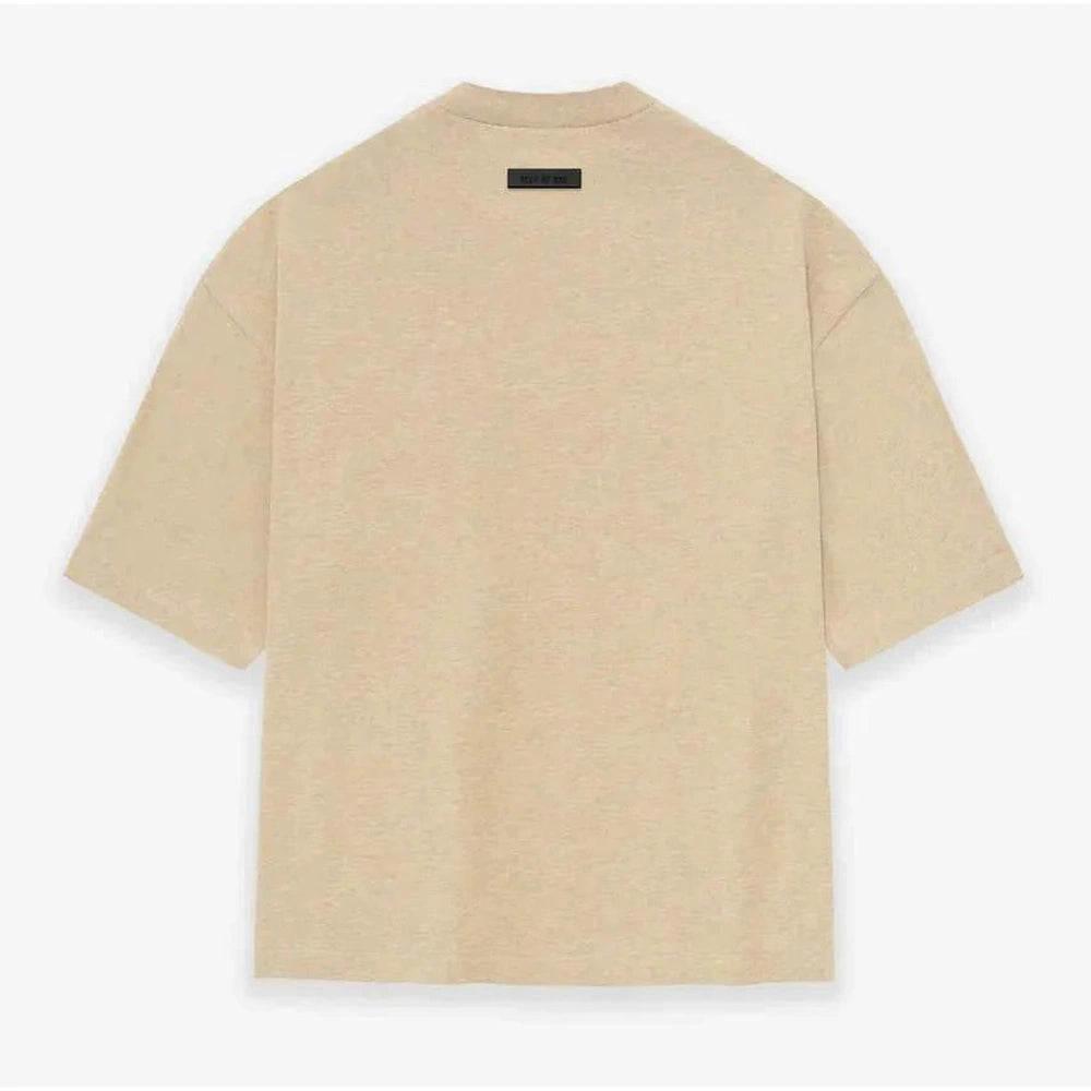 FEAR OF GOD ESSENTIALS SHORT-SLEEVE TEE FALL EDITION "GOLD HEATHER" - Dawntown