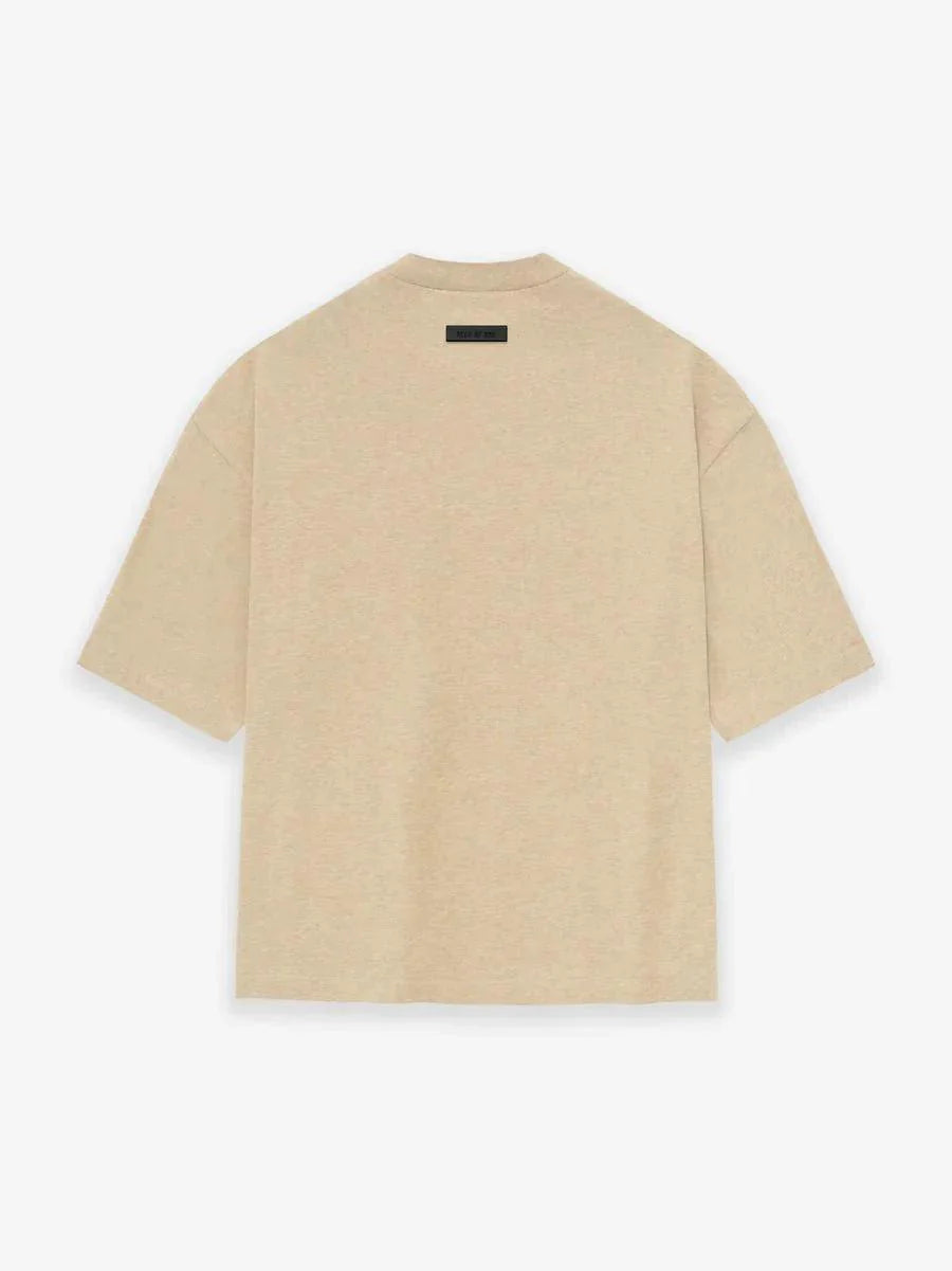 FEAR OF GOD ESSENTIALS SHORT-SLEEVE TEE FALL EDITION "GOLD HEATHER" - Dawntown