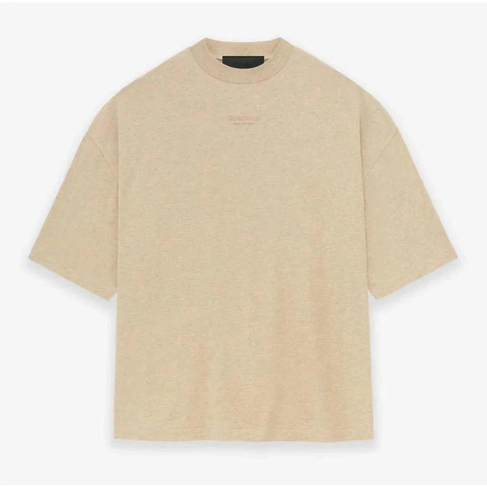 FEAR OF GOD ESSENTIALS SHORT-SLEEVE TEE FALL EDITION "GOLD HEATHER" - Dawntown