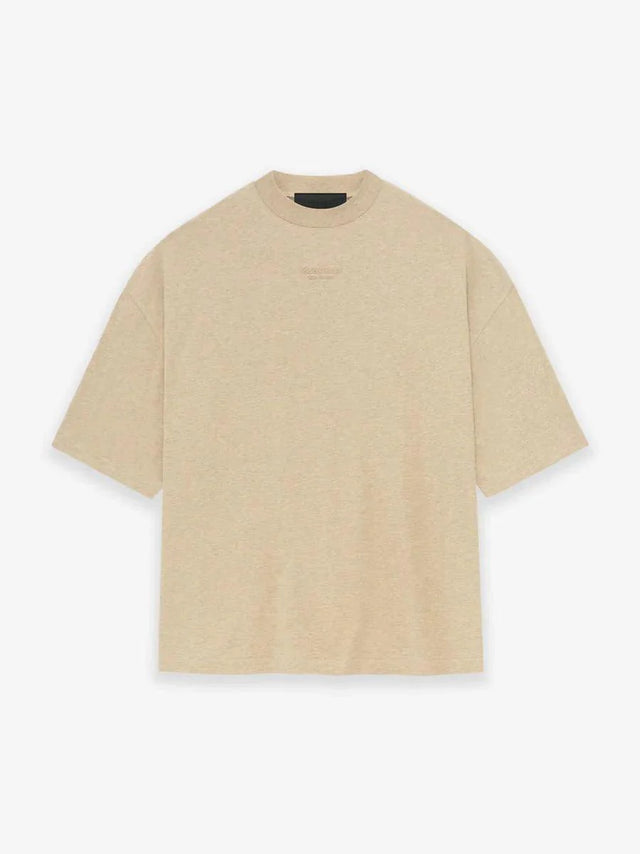 FEAR OF GOD ESSENTIALS SHORT-SLEEVE TEE FALL EDITION "GOLD HEATHER" - Dawntown