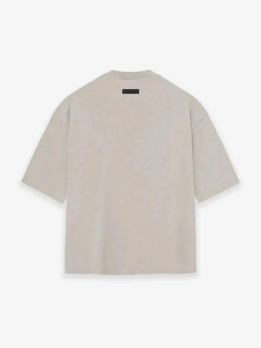 FEAR OF GOD ESSENTIALS SHORT-SLEEVE TEE Fall Edition "Silver Cloud" - Dawntown