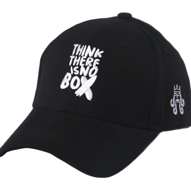 No Box // Black Baseball Cap - dawntown