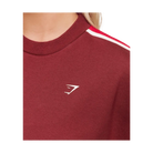 Gymshark Piping Midi Crew Neck Sets Red/Carmine Red/Soft White