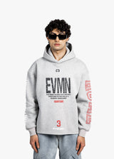 EVEMEN HOME HOODIE - MARL GREY