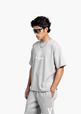 EVEMEN COURTSIDE T-SHIRT - MARL GREY