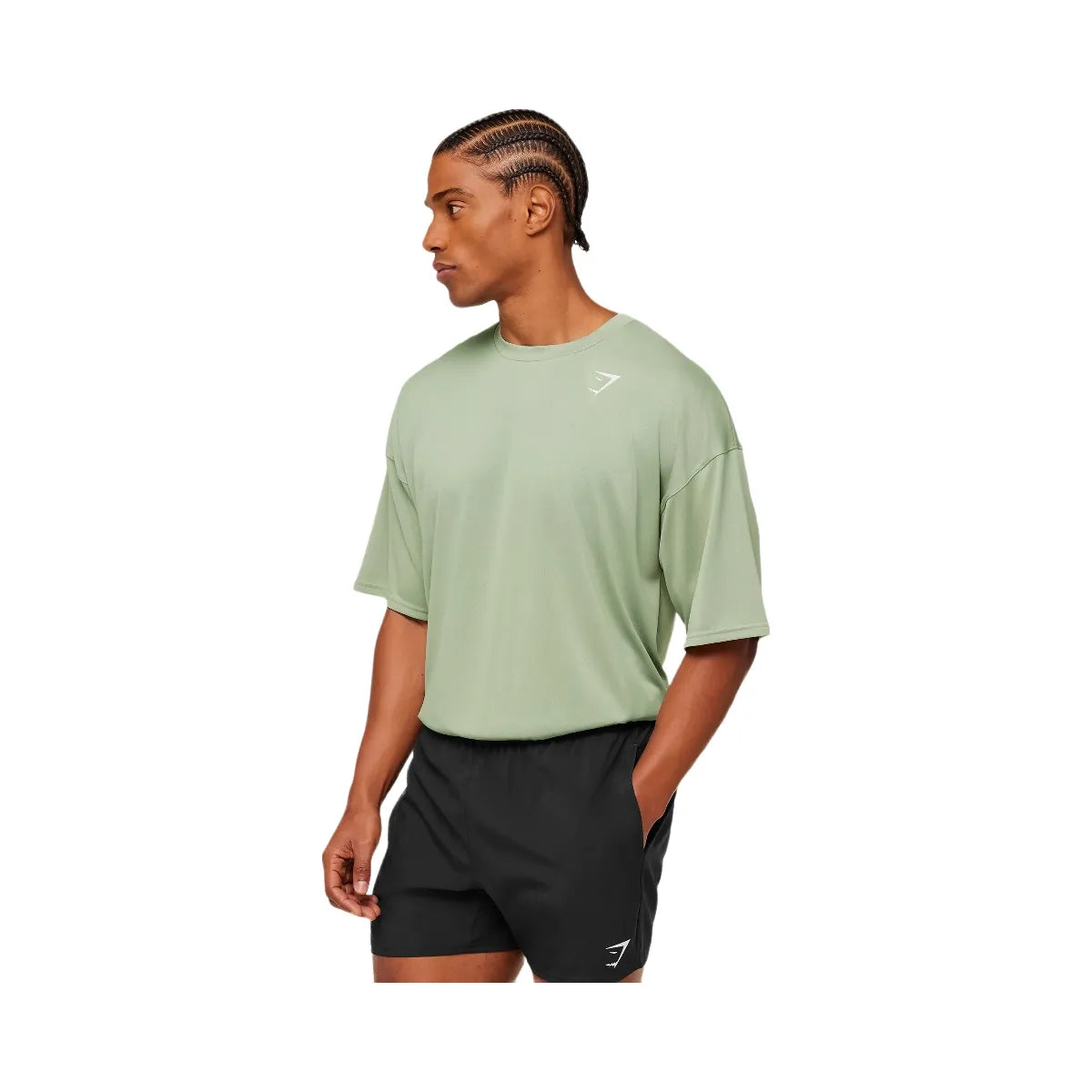 Gymshark Arrival Oversized T-Shirt "GS Haze Green"