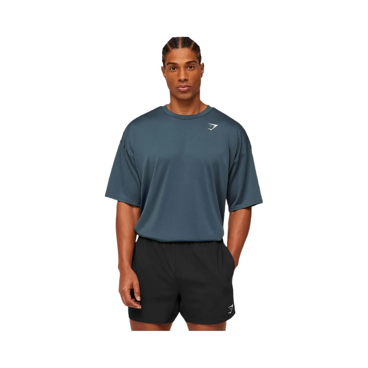 Gymshark Arrival Oversized T-Shirt "GS Stealth Blue"
