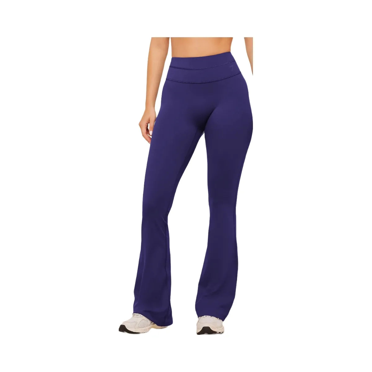 Gymshark Crossover Back Flared Leggings "Indigo Purple"