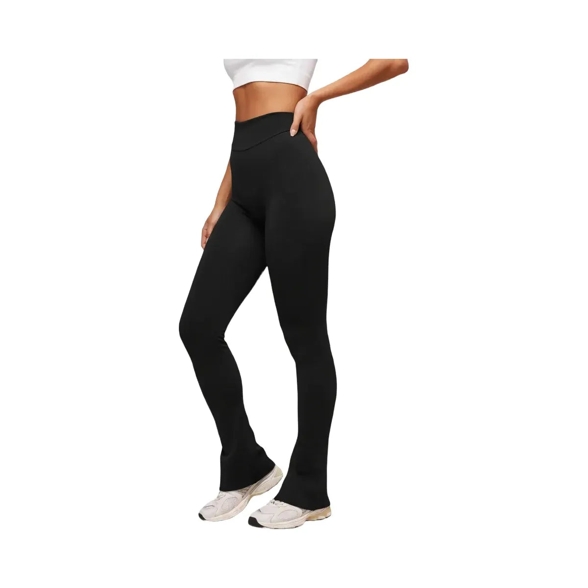 gymshark-everywhere-warp-knit-flare-leggings-slim-fit-black