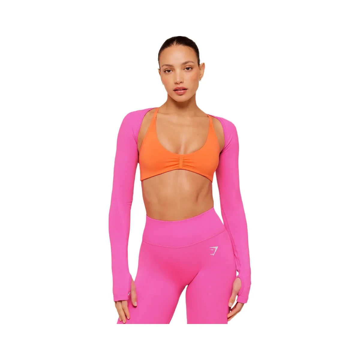 Gymshark Interval Seamless Shrug "Electric Pink"