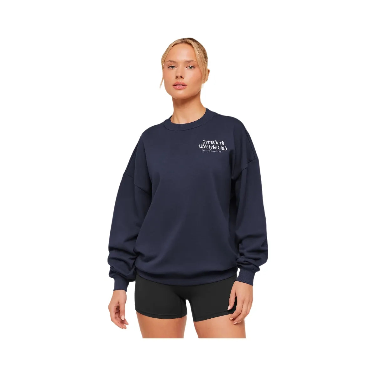Gymshark Lifestyle Club Graphic Sweatshirt "Heavy Blue"