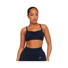 Gymshark Lift Seamless Sports Bra "Midnight Blue Black Marl"