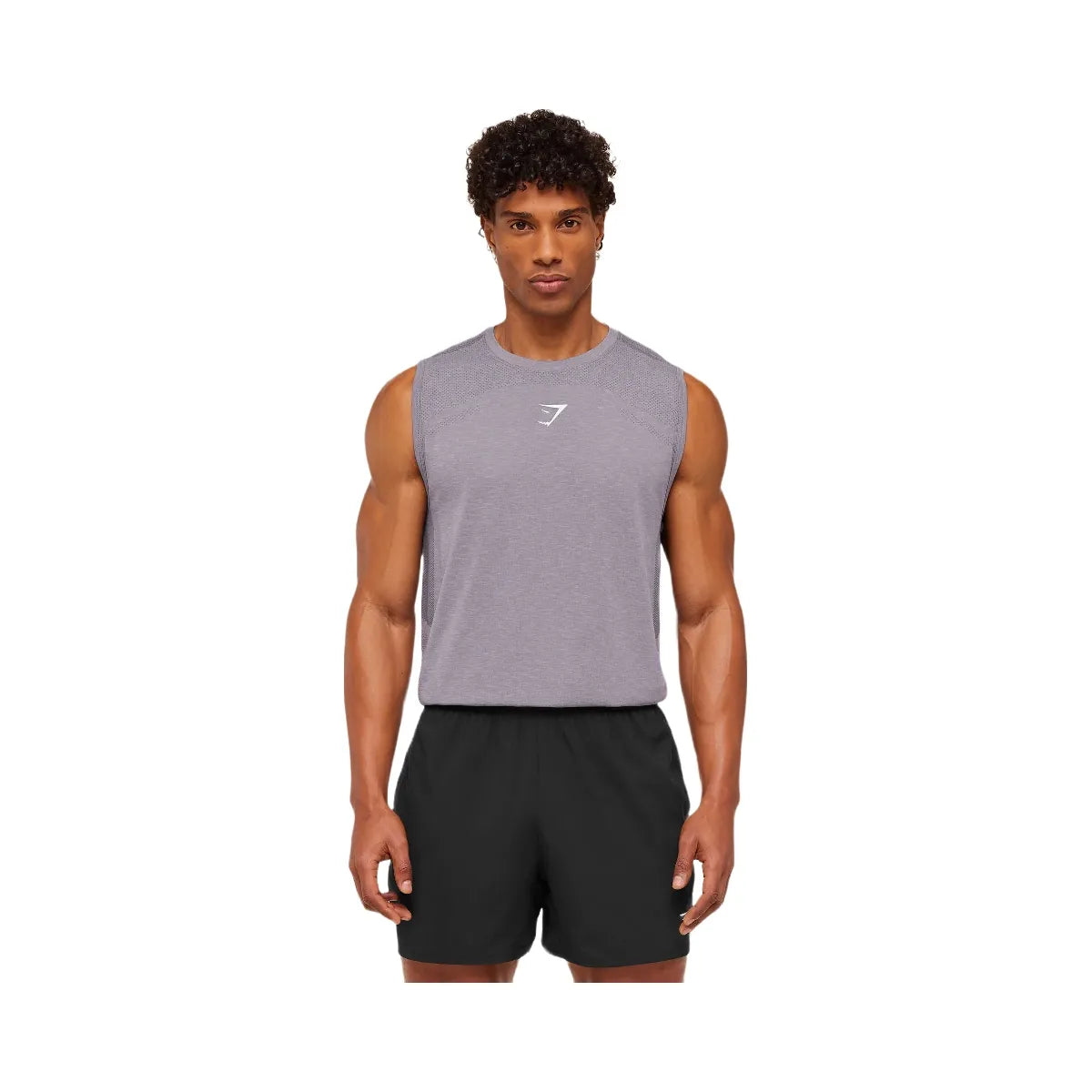 Gymshark Lightweight Seamless Tank "GS Fog Purple Marl"