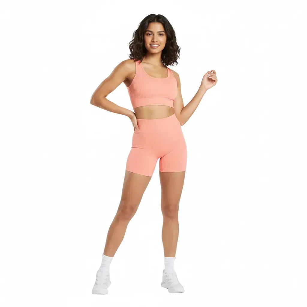 gymshark-luxe-seamless-shorts-muted-coral-marl