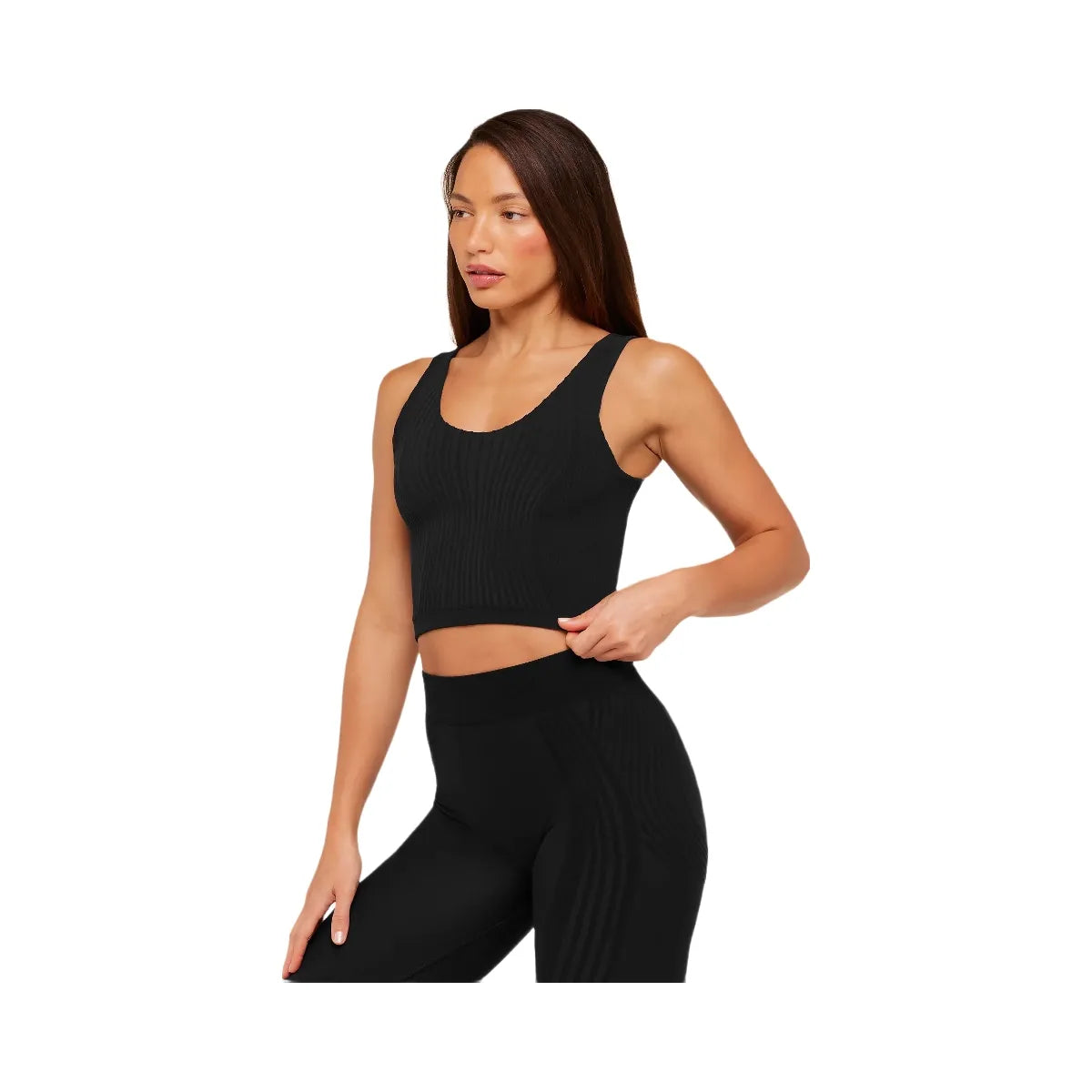 Gymshark Luxe Tank "GS Black"