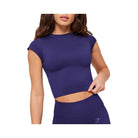 Gymshark Poise Crew Neck Short Sleeve Top "Indigo Purple"
