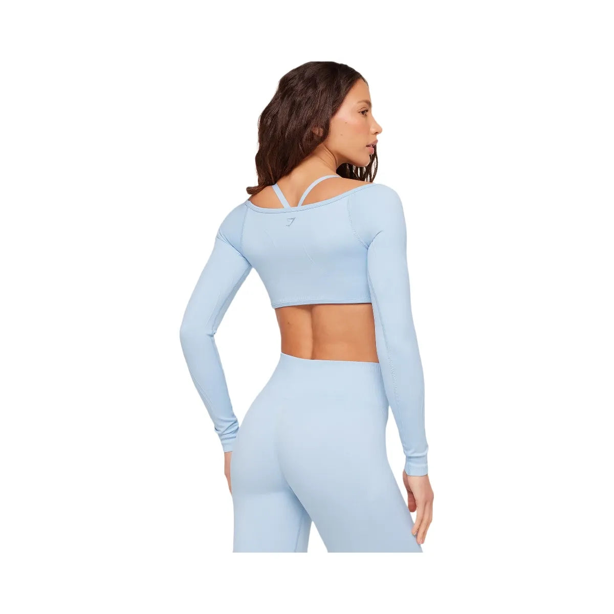 Gymshark Poise Long Sleeve Top "Chilled Blue"