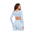 Gymshark Poise Long Sleeve Top "Chilled Blue"