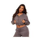 Gymshark Pump Zip Through Hoodie "GS Cool Brown WASH"