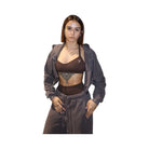 Gymshark Pump Zip Through Hoodie "GS Cool Brown WASH"