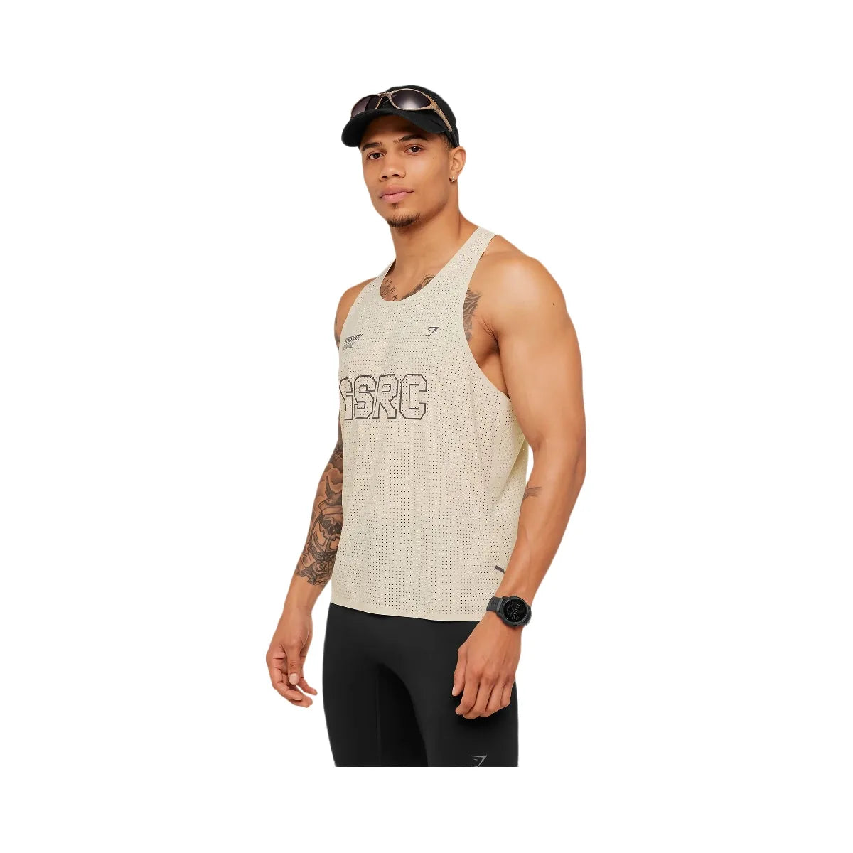 Gymshark Running Elite Race Vest "Pebble Grey"