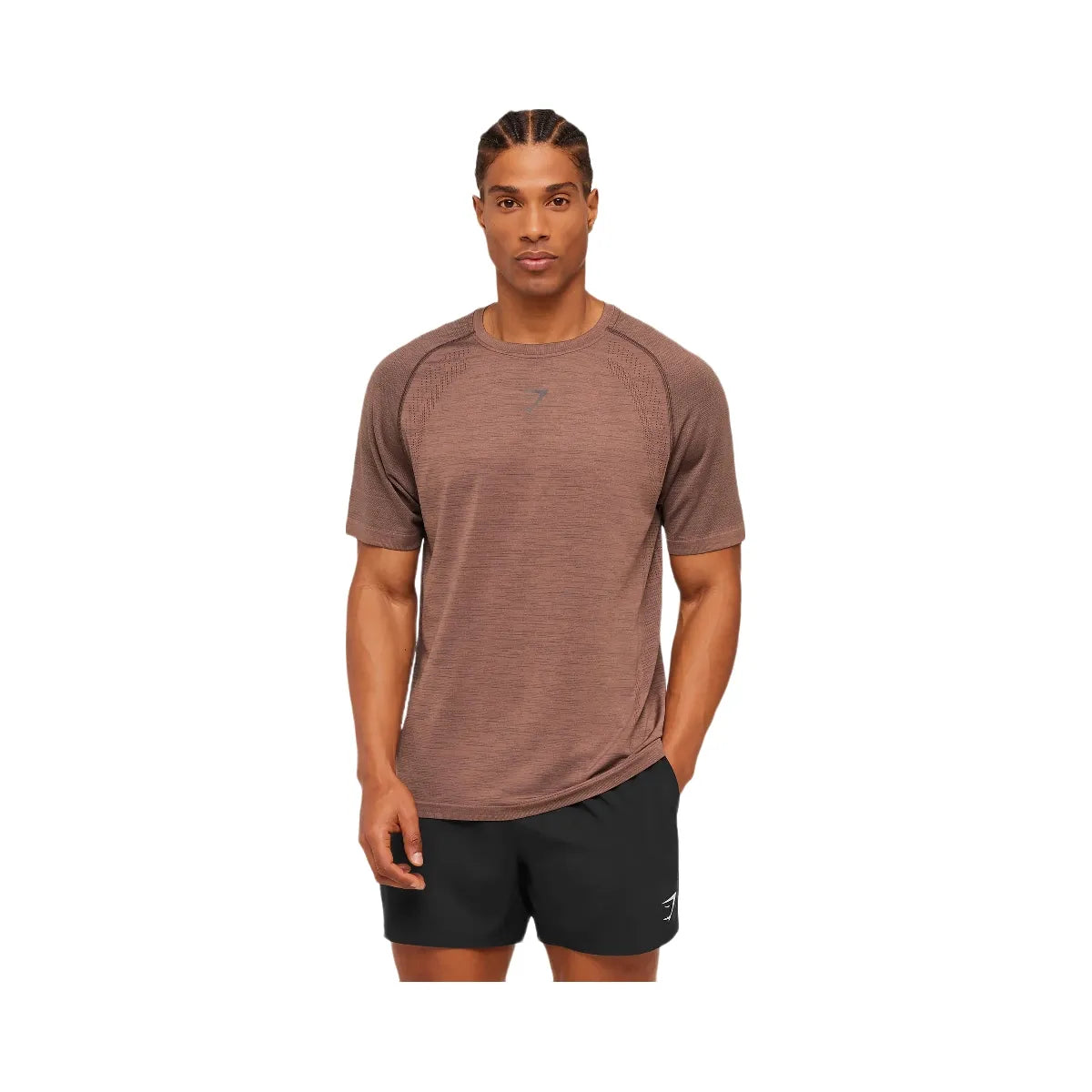 Gymshark Versatile Seamless T-Shirt "Taupe Brown Cool Brown"