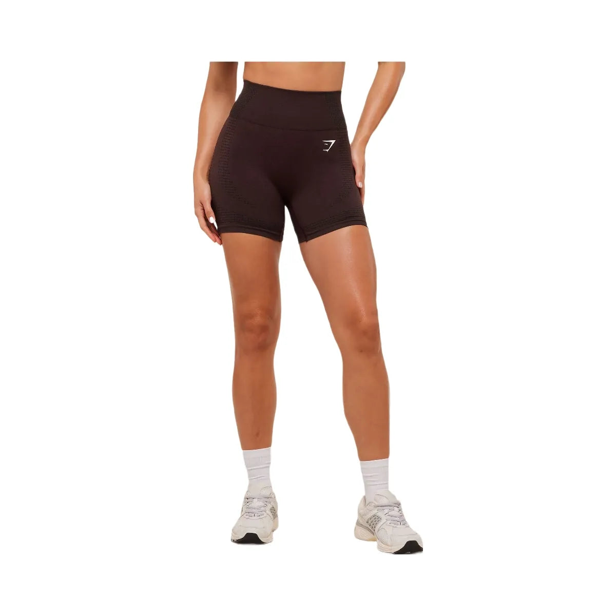 Gymshark Vital Seamless Shorts "Rich Maroon Marl"