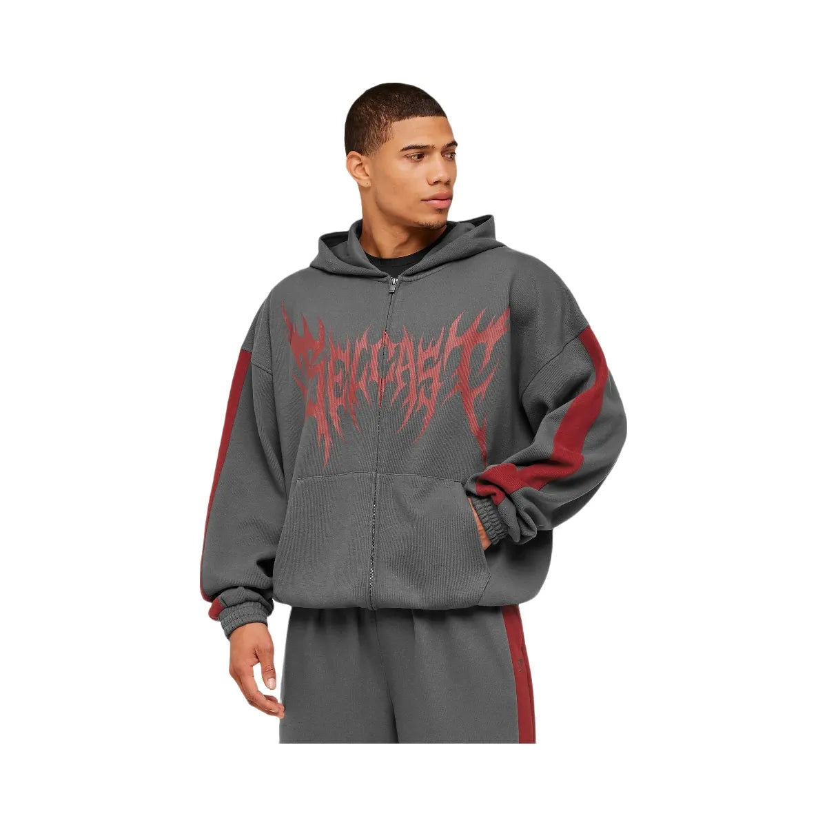 Gymshark x Carlos Belcast Zip Up Hoodie "Grey"