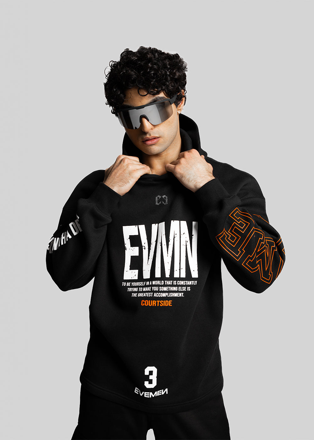 EVEMEN HOME HOODIE - BLACK