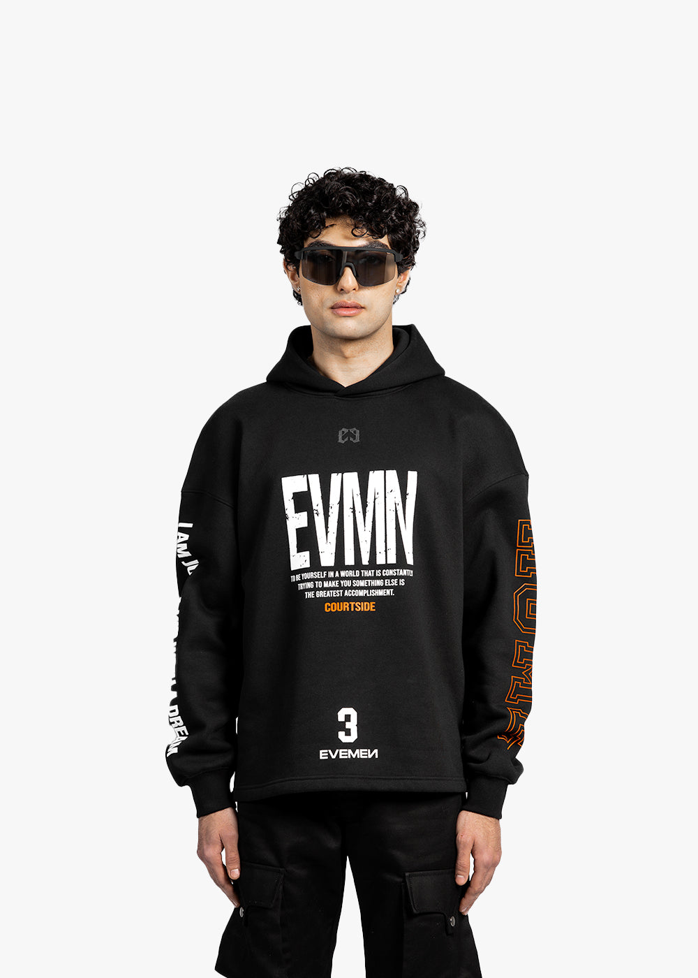 EVEMEN HOME HOODIE - BLACK