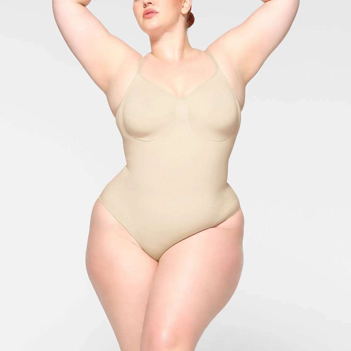 Skims Seamless Sculpt Brief Bodysuit Sand