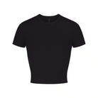 Skims Soft Lounge Cropped T-shirt Onyx