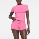 Skims Cotton Jersey Short Sugar Pink