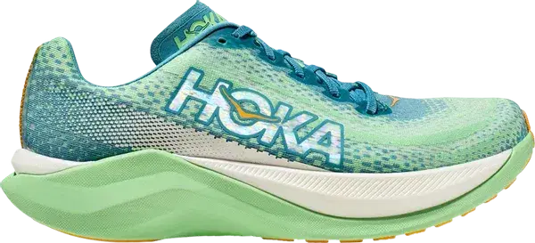 Hoka Mach X Ocean Mist/Lime Glow