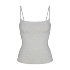 Skims Cotton Jersey Cami Light Heather Grey