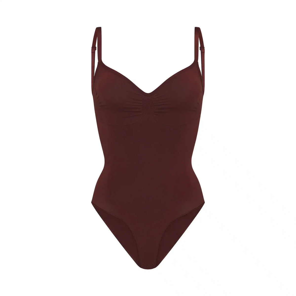 Skims Seamless Sculpt Brief Bodysuit Oxblood