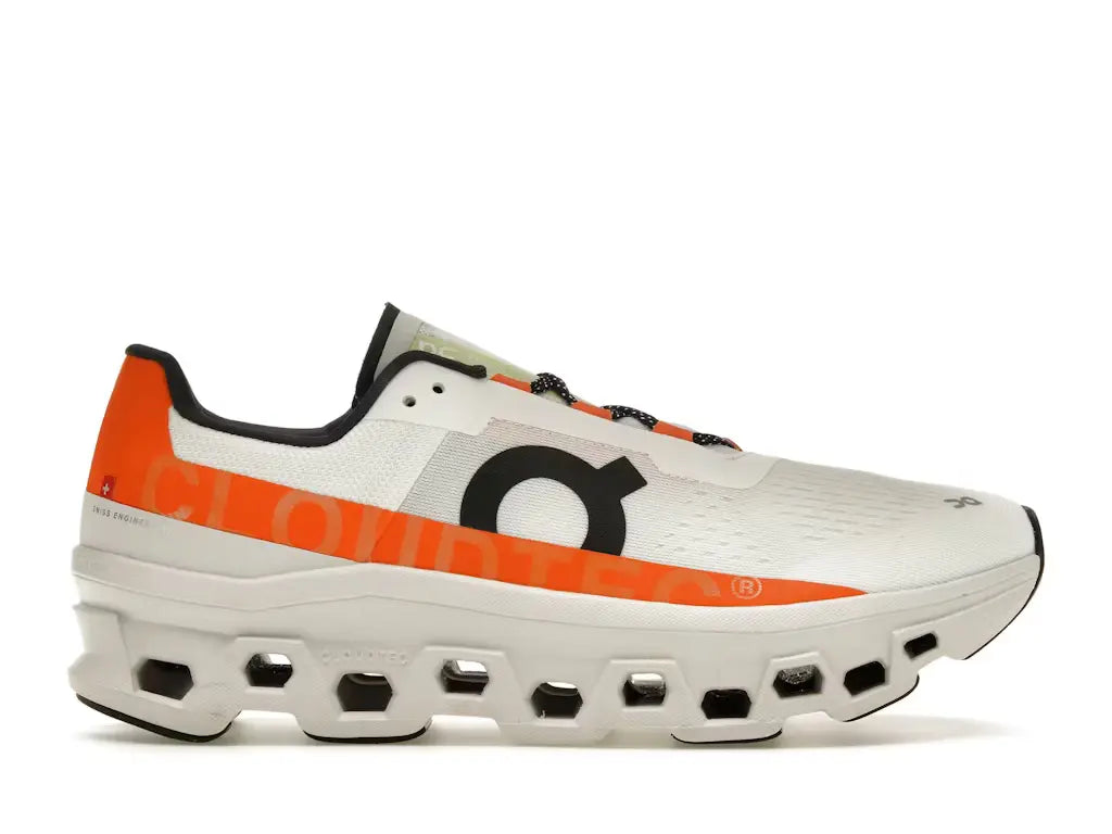 Cloud Monster Undyed White Flame On Running