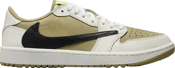 Jordan 1 low golf x travis scott "Olive" - Dawntown