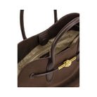 JW PEI Adele Metal Rope Knot Tote Bag Mocha Brown
