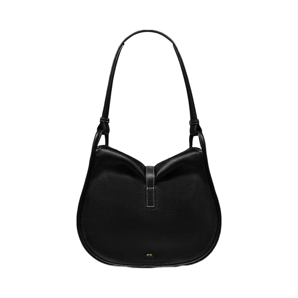 JW PEI Arla Small Hobo Bag Black Pebbled