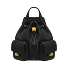 JW PEI Avery Pebbled Drawstring Utility Backpack – Black