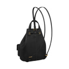 JW PEI Avery Pebbled Drawstring Utility Backpack – Black