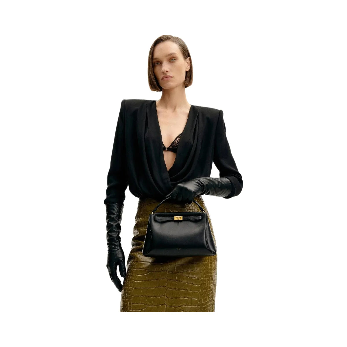 JW PEI Carmen Top Handle Bag Black