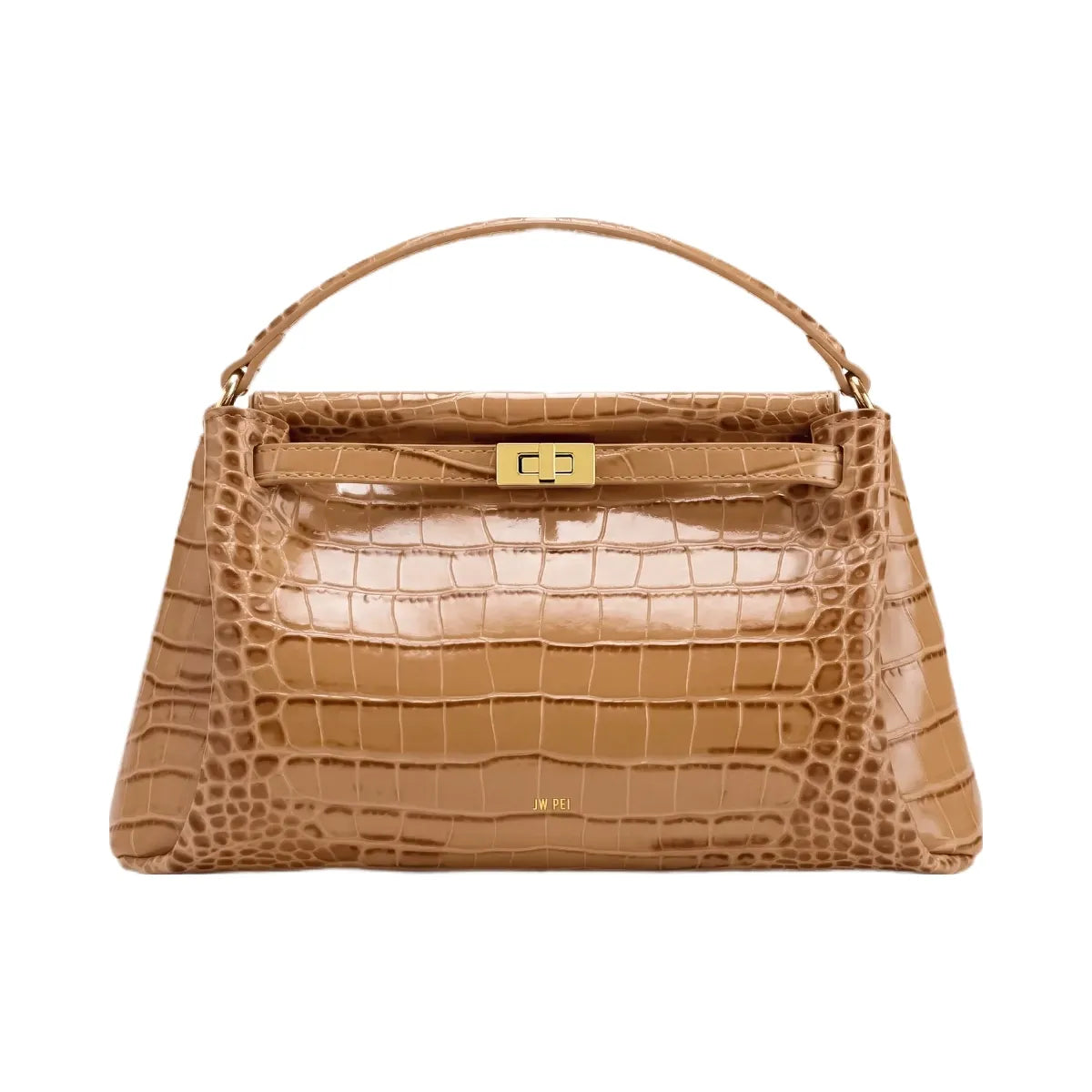 JW PEI Carmen Top Handle Bag Khaki Croc