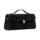JW PEI Delphine Faux Suede Top Handle Bag Black